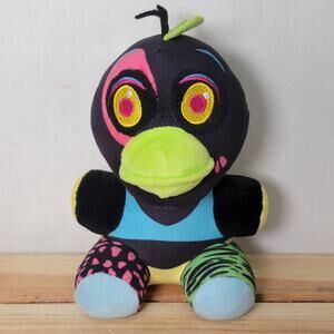 Funko Five Nights At Freddys: Security Breach Blacklight Glamrock Chica Plush